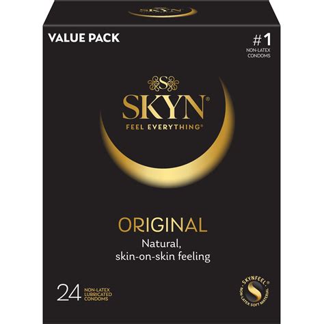 skye condom|SKYN Original Condoms, 24 Count (Pack of 1)